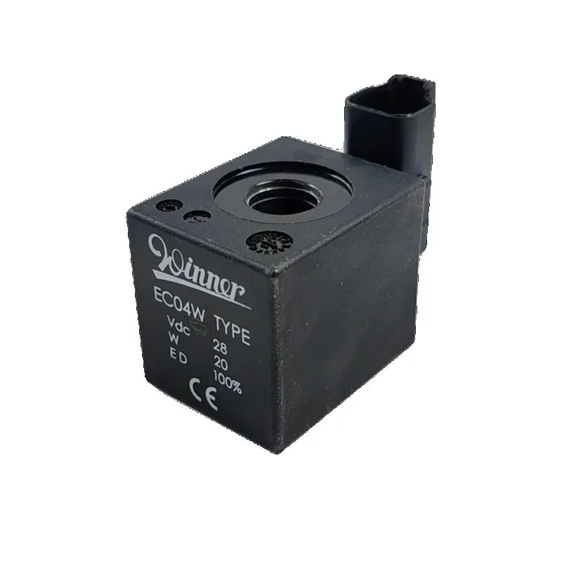 

Pump truck crane air-cooled motor coil genuine Winner plug-in valve 26V reversing valve EC04W electromagnet