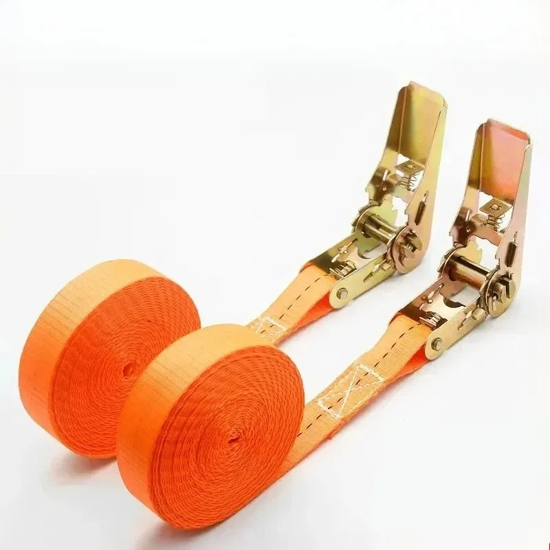 

Heavy Duty Metal Buckle Tie-Down Cargo Straps for With Metal Buckle - Adjustable Secure Tie-Down for Safe Luggage Transport