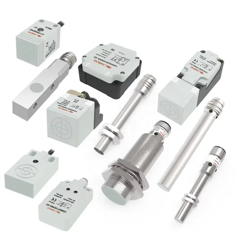 NPN PNP 4 Wires DC 10-30V M12 Auto Inductive Proximity Sensor With CE UL Certification
