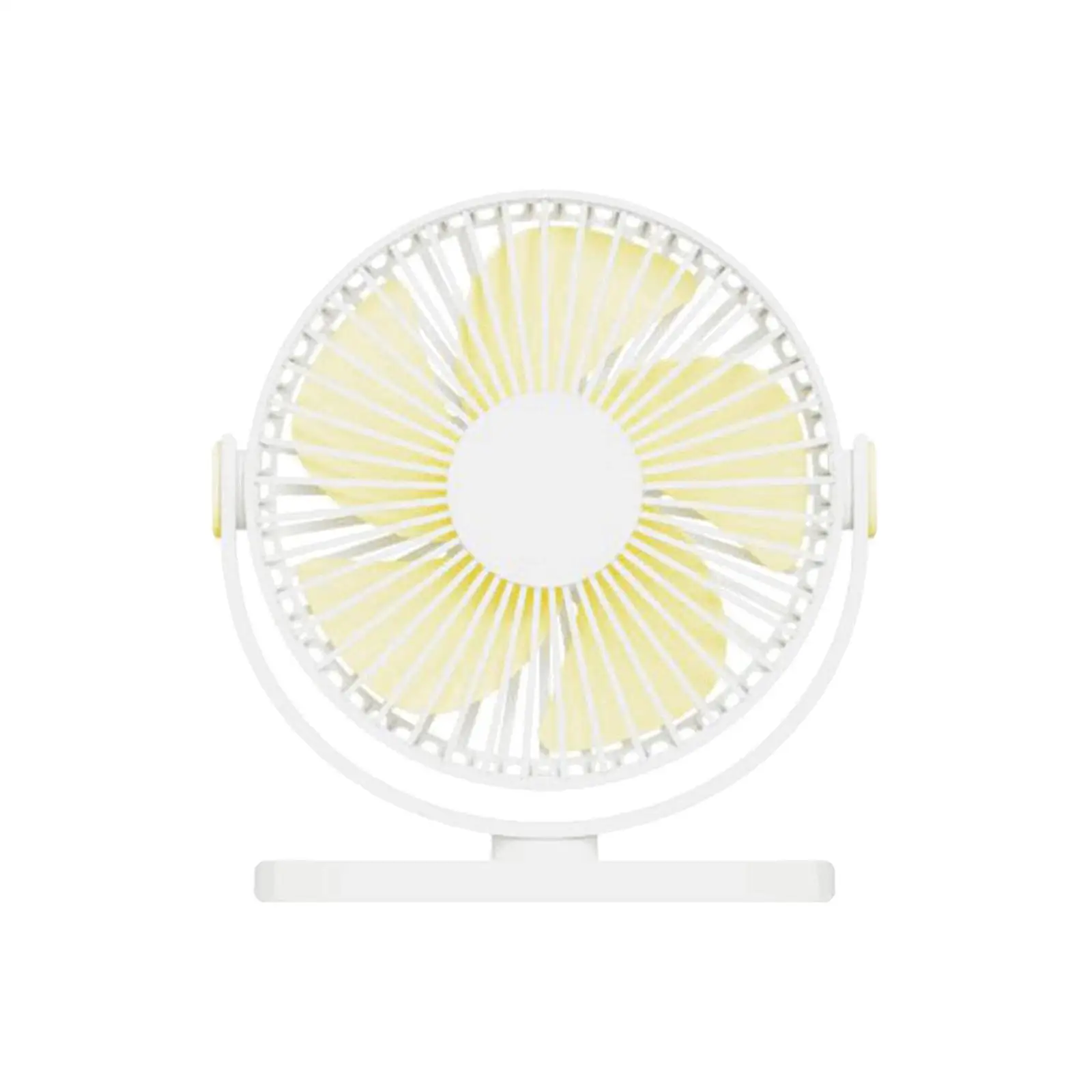 Small USB Powered Desk Fan Personal Table Cooling Fan Operation 3 s with Hook 90° Adjustment for Hiking Room