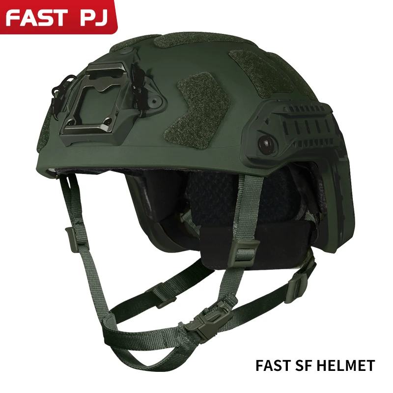 FAST Tactical Ballistic Helmet SF Ultra High Cut ABS Alloy Lightweight Special Operations Paratrooper Fan Field Helmet