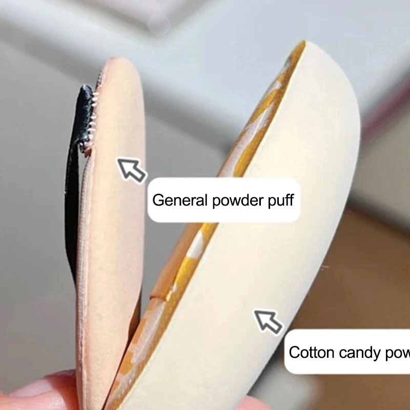 パウダーパフ3点セット エアクッションパフ メイクアップブレンダー スポンジ コンシーラー パウダーアプリケーター