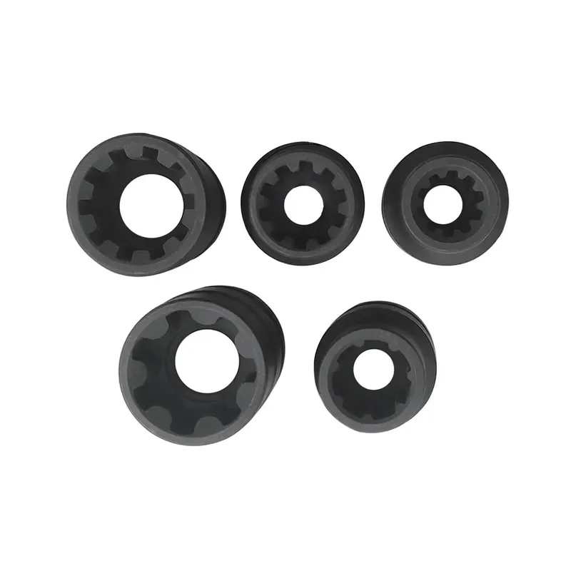 for Porsche 5-Piece 1/2 Brake Caliper Sleeve Set Guide Pin Boot Repair Kit Auto Maintenance Tool Long Life