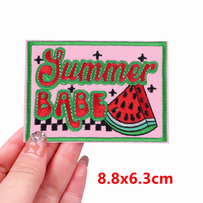 Patches Bordados de Melancia E - Summer Clothing Pictures avaliação e preço