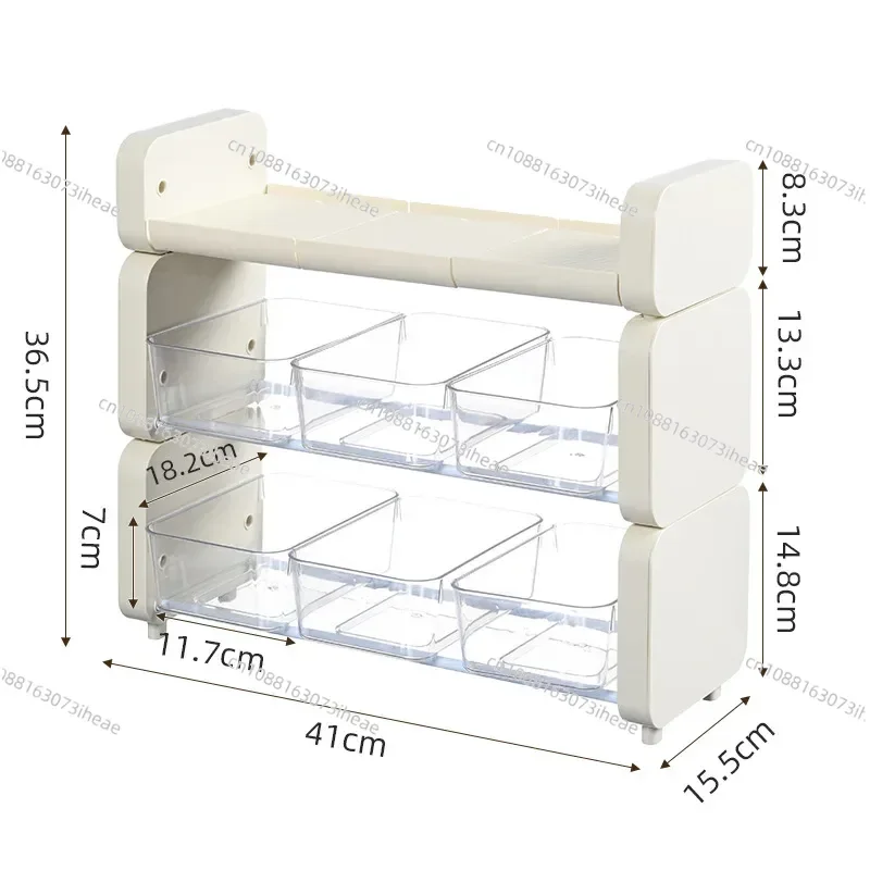 For Lovely Desktop Drawer Storage Box  Tea Bag Tea Room Office Multi-layer Desktop Storage Rack Tea Capsules Coffee Cup Storage