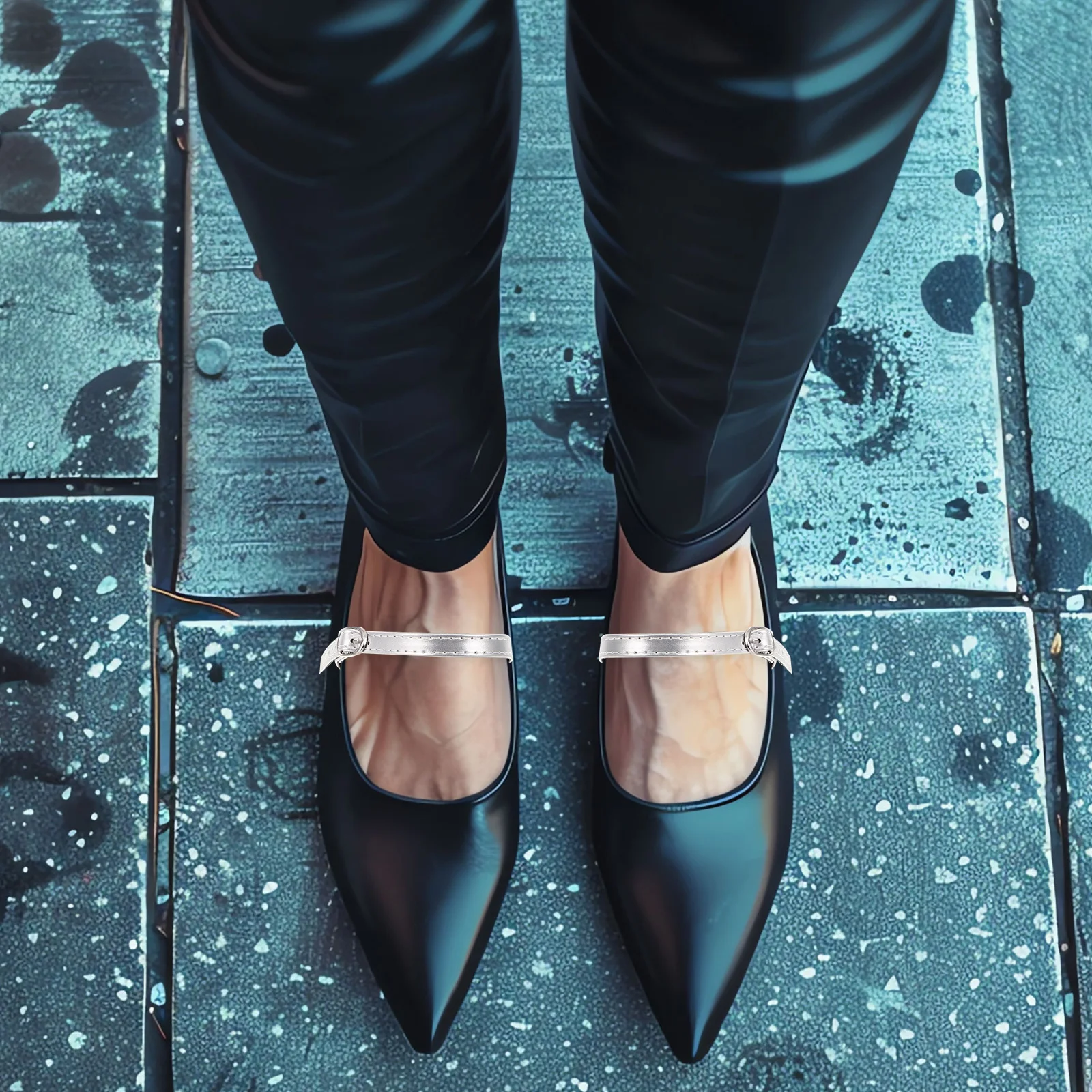 

5Pairs Invisible High Heel Straps Anti-Slip Elastic Shoe Accessories Adjustable Ankle Belts for Secure Comfortable Wear