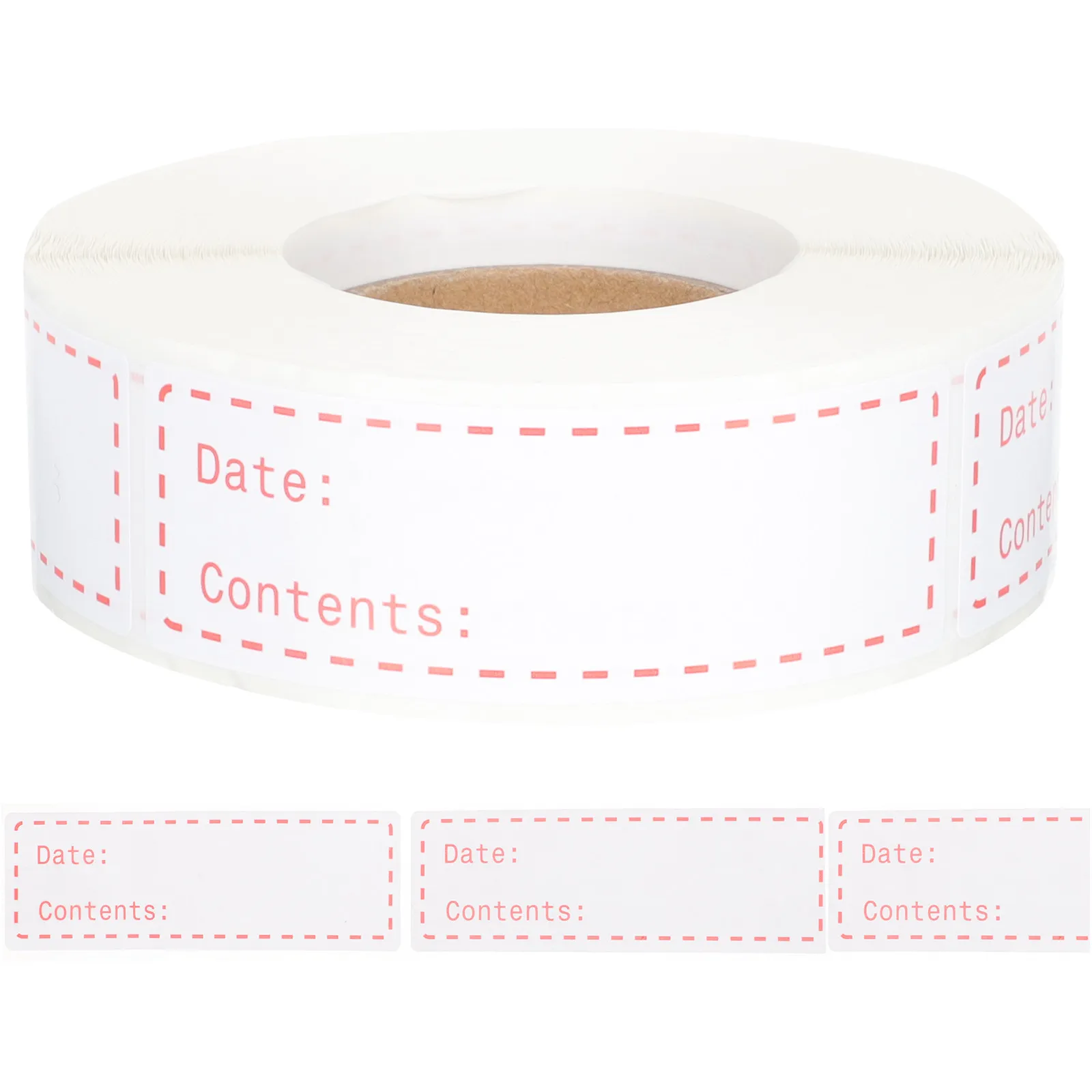 

Removable Food Labels Roll Writeable Tear Proof Kitchen Food Sticker Set for Glass Plastic Containers Freezer Jars Canning Date