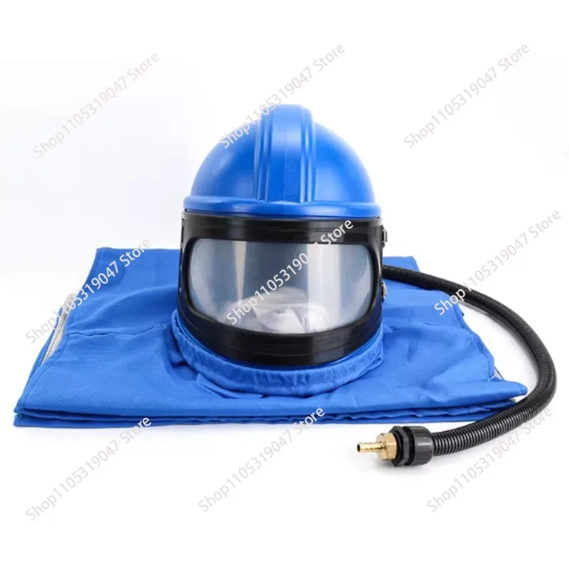 Sand Blast Helmet, Sandblasting Hood with Air Breathing Hose