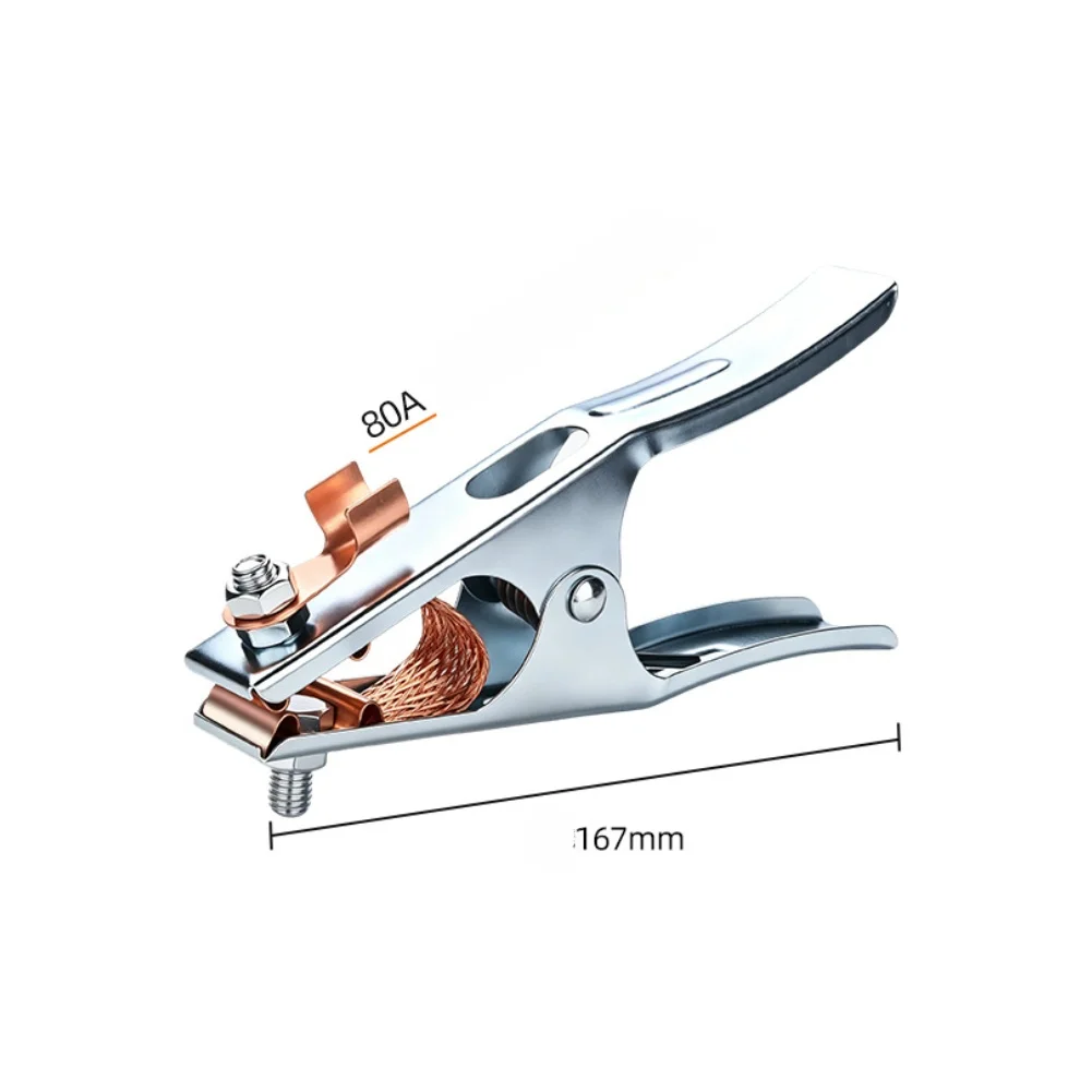 Durability-Focused Copper Ground Clamp for Welding 800A Rated A-Shape Body Anti-Slip Teeth Thickened Components