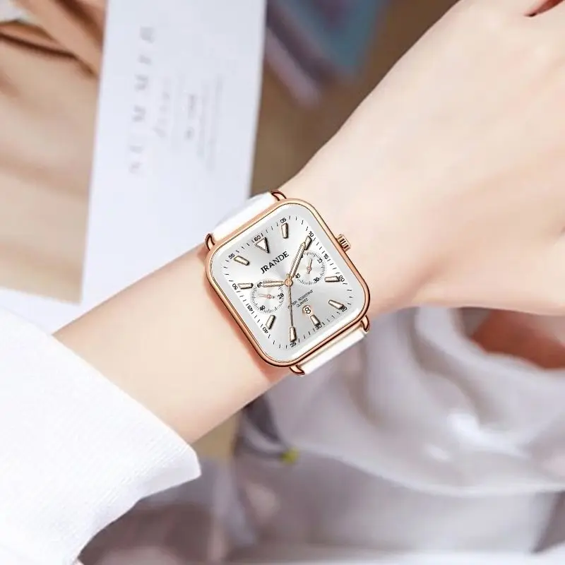 

2026 New Square Fashionable And Sophisticated Women'S Watch, Luxury Quartz Watch, Selected High-End Watch, Women'S Gift