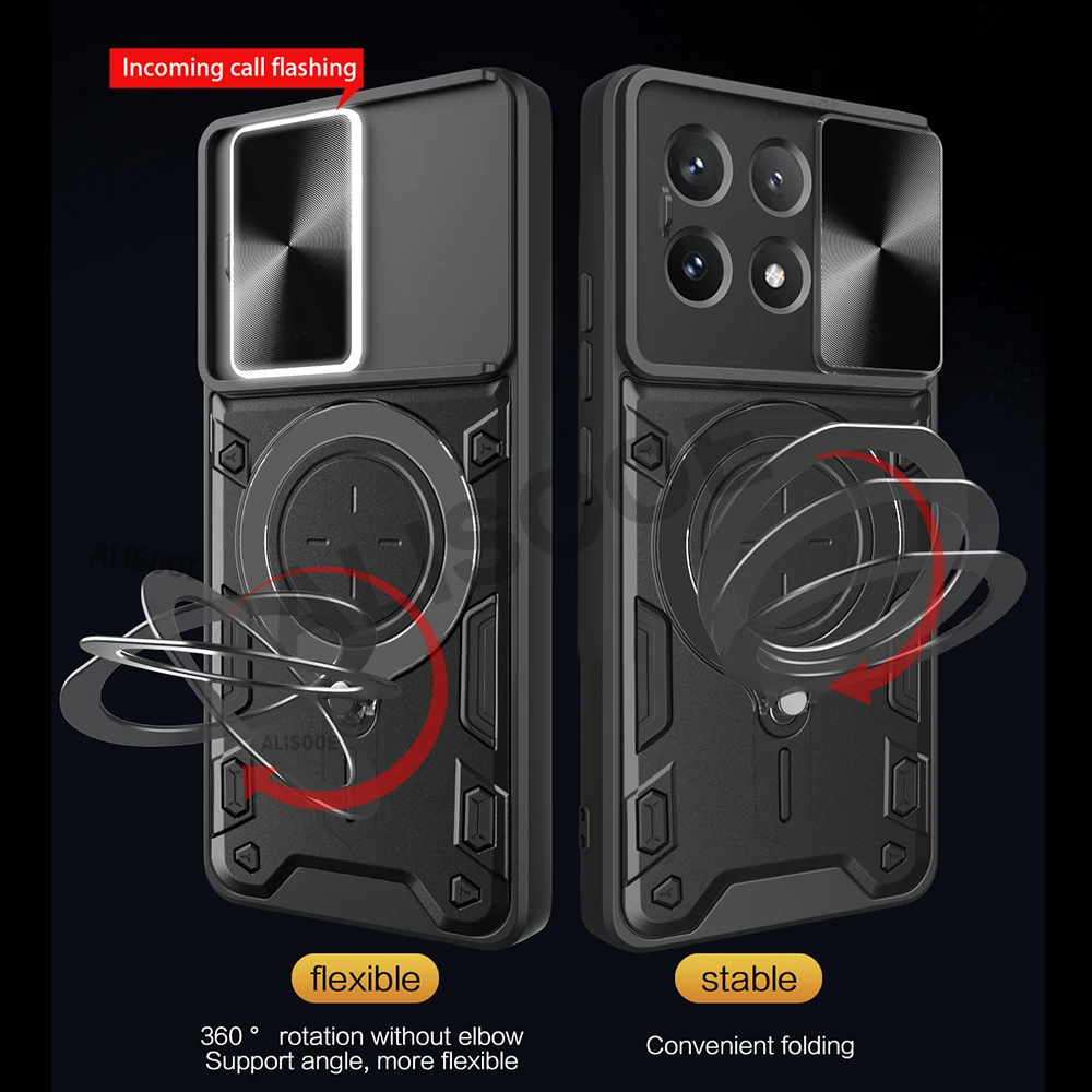 Rüstung Funda für Ehre x8b Fall Folie Kamera Objektiv Magnet ring Stand Abdeckung für Ehre x8b LLY-LX1, LLY-LX2 LLY-LX3 Capa