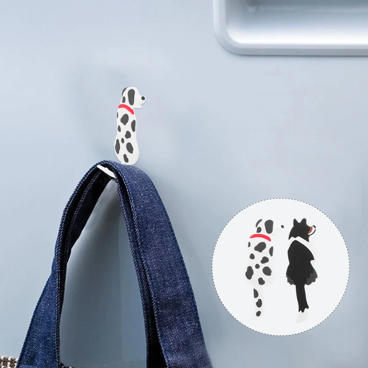 

2 Pcs Fridge Magnet Magnets Magnetic for Hanging Jacket Hooks Small Refrigerator Room