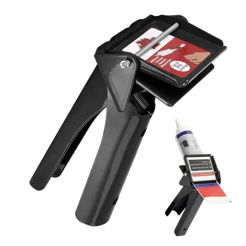 Imagen 1 del producto Dispensador de silicona en tubo, herramienta para dispensar pegamento líquido, dispensador de silicona RTV para reparación automotriz, evita desperdicio de material.