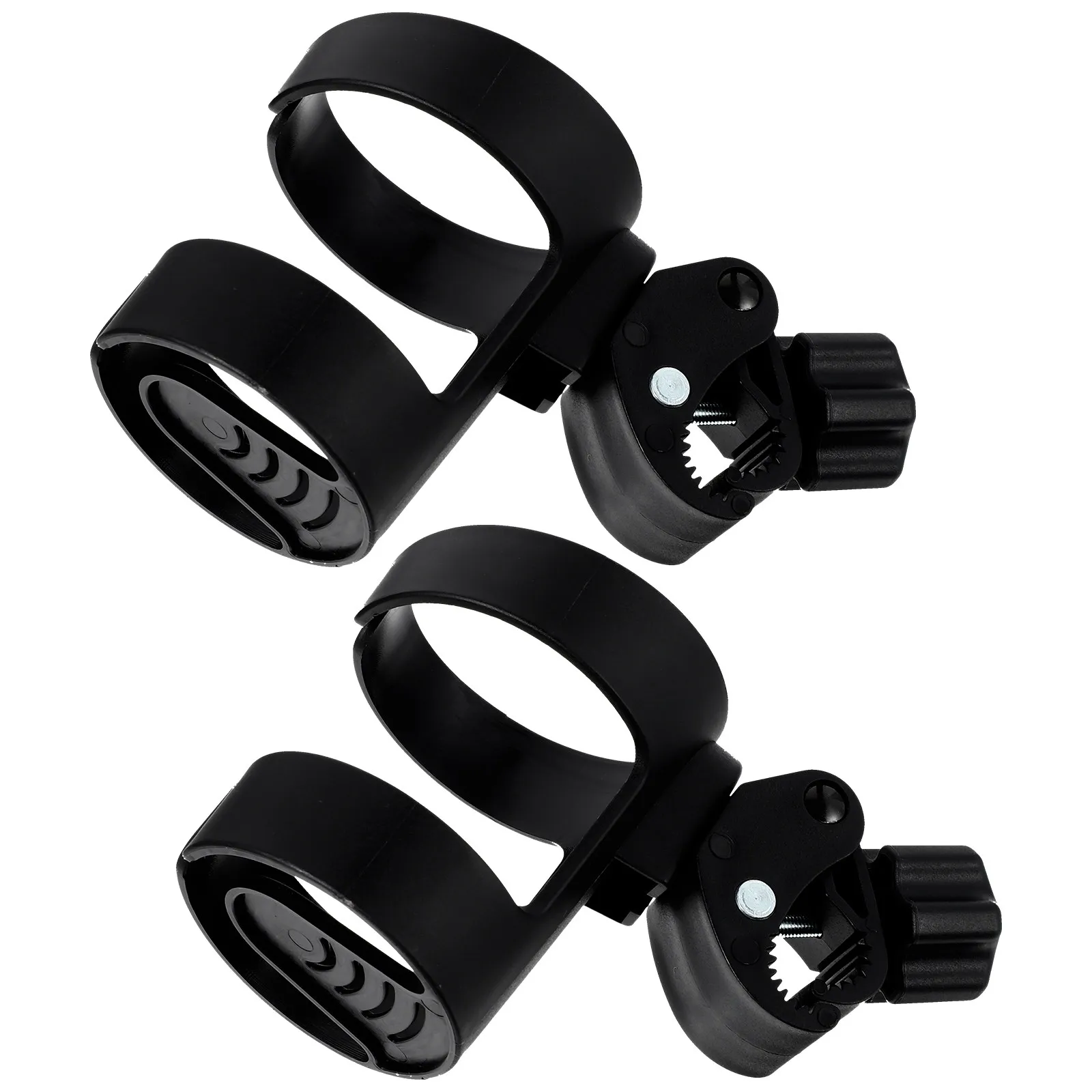 

2Pcs Stroller Water Bottle Rack Heavy Duty Baby Cart Cup Holder Smooth Safe Edges Simple Design Fits Most Trolleys Buggy