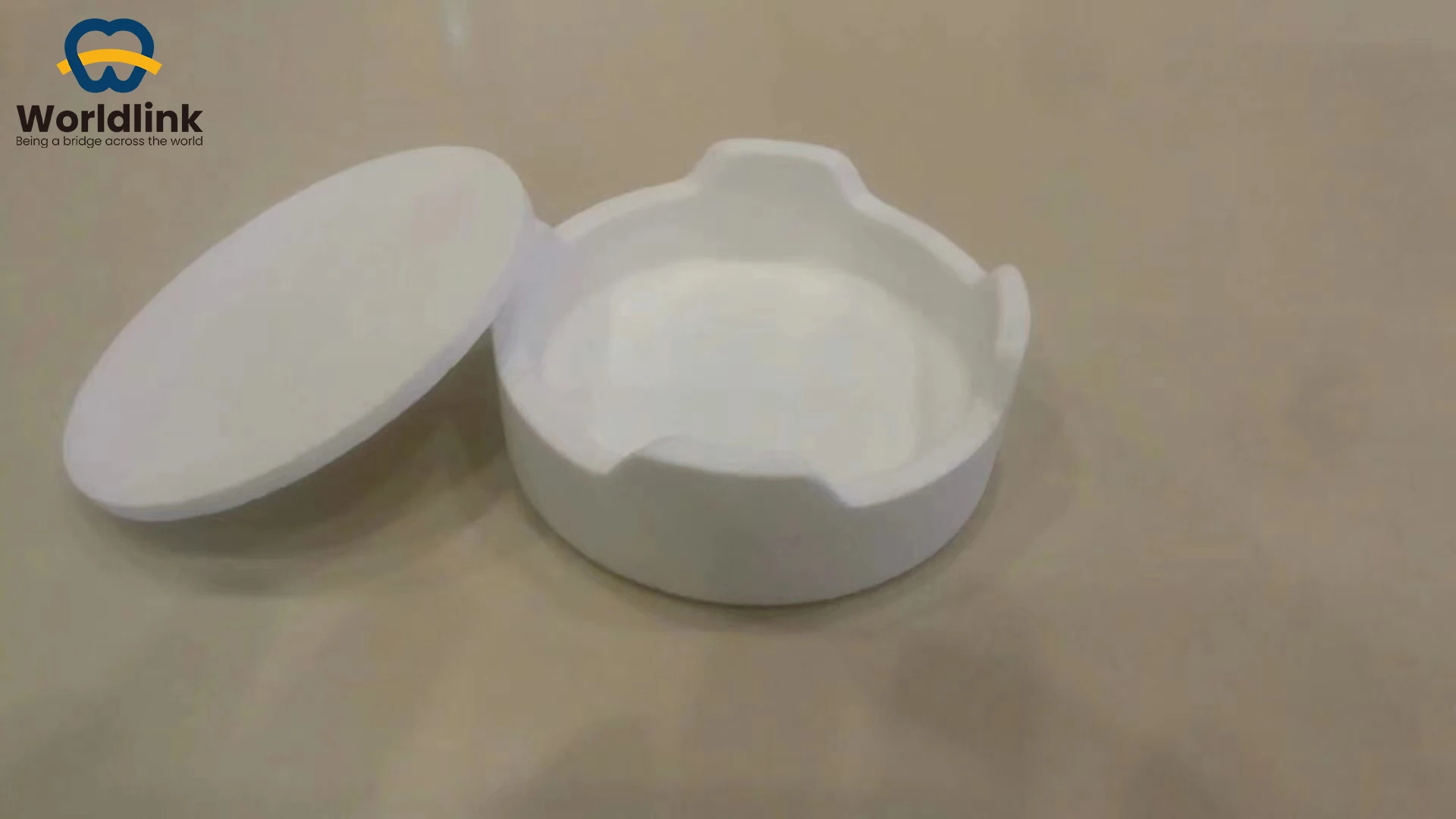 Tygiel z cyrkonu spiekanego WorldLink do koron, mostów, laboratorium dentystycznego, okrągły kształt, do utrzymywania koralików w piecu, wysoka czystość
