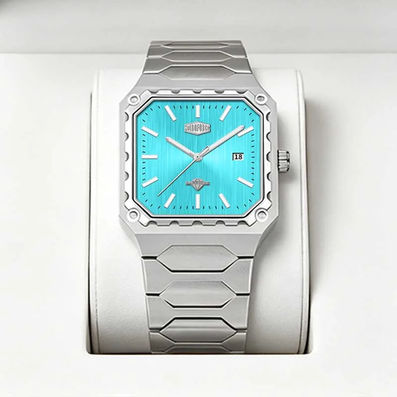

HEROFORCE New Luxury Business 37MM Sapphire Quartz Watch Waterproof Luminous Calendar Fashion Men's And Women's Watches Box