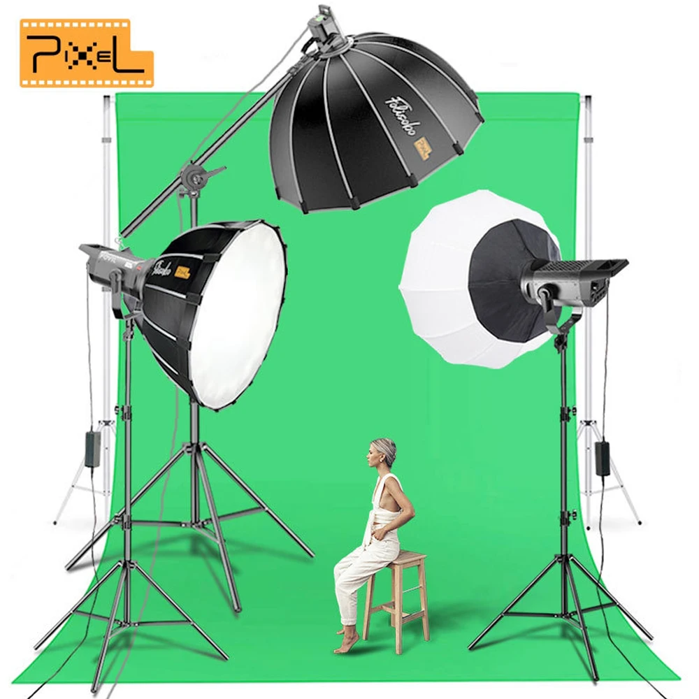 Pixel Photography Softbox 60cm/90cm/120cm Professional Softbox Lighting For COB Video Photo Studio