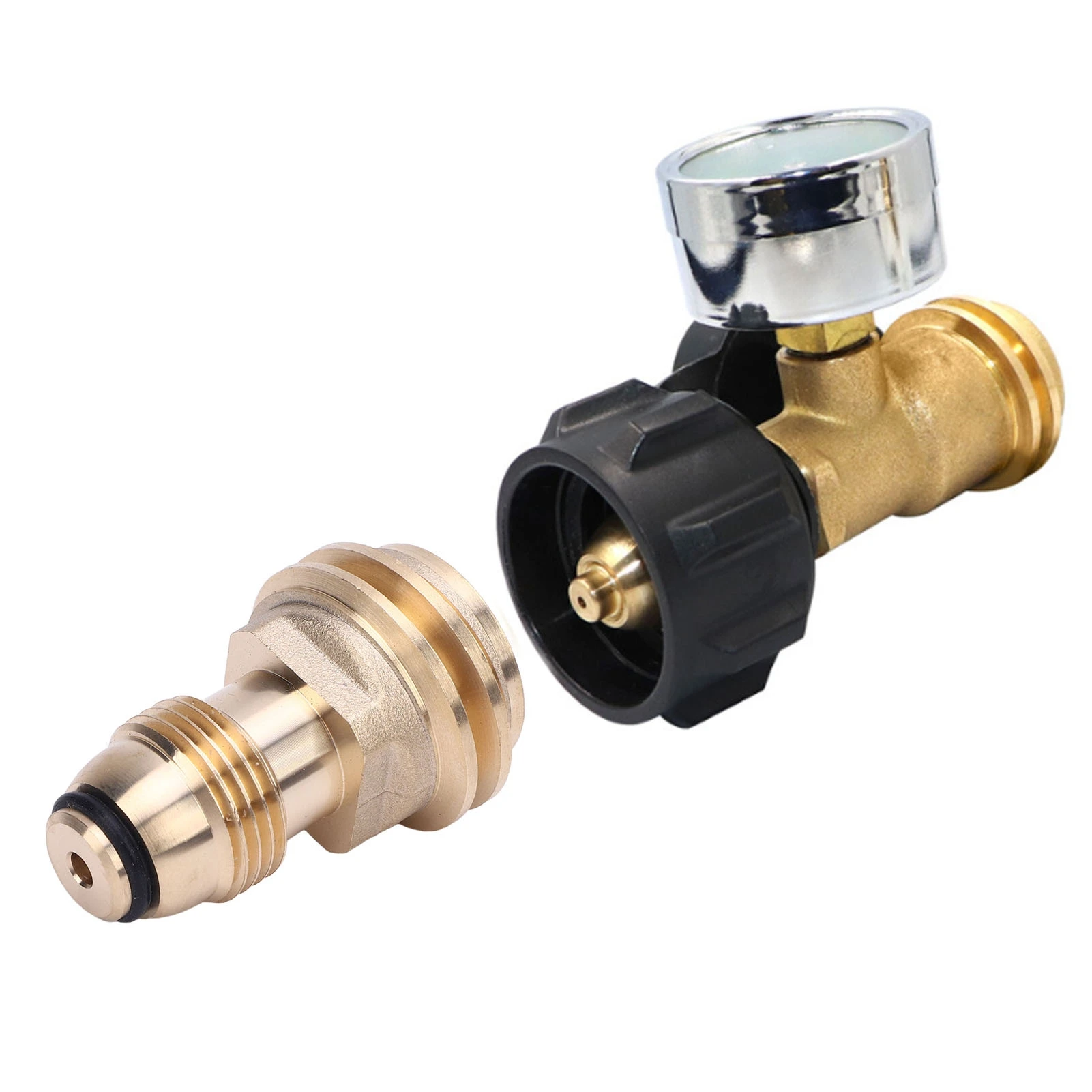 POL zu QCC1 Tankadapter: Konvertiert POL LP-Tank zu QCC1 Typ1 Schläuchen und Reglern für Wohnmobile, Vans und Anhänger – Detail 3