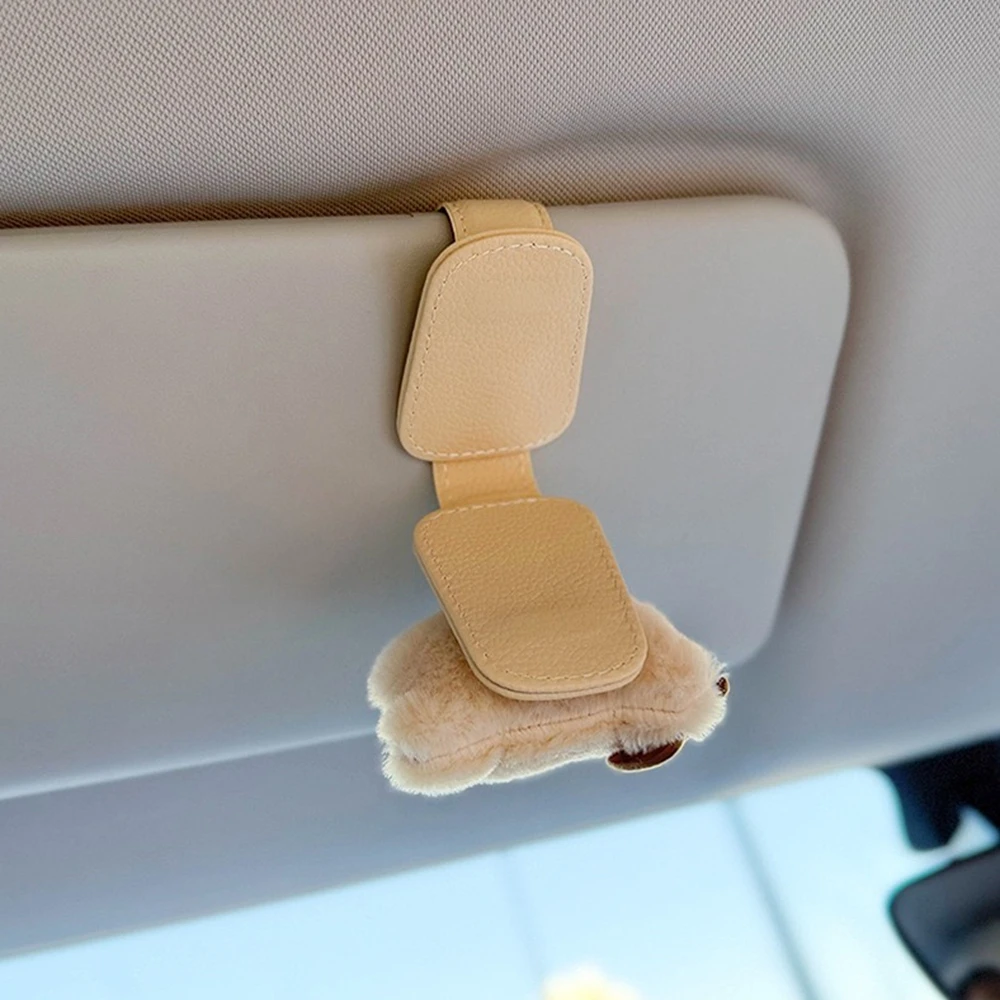 مرحبا كيتي العالمي سيارة النظارات الشمسية كليب بطاقة تذكرة حامل حامل السحابة القلم حالة النظارات الشمس قناع اكسسوارات السيارات