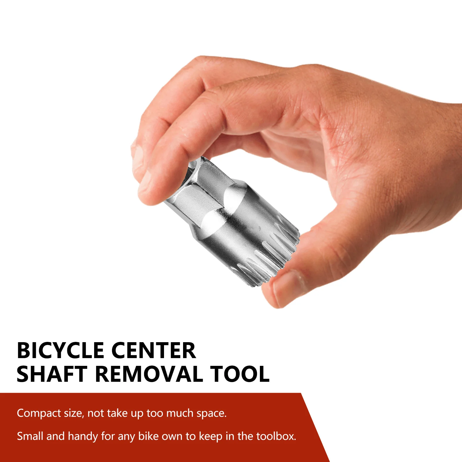 1Set Bike Center Shaft Removal Tool Compact Durable High Carbon Steel Bike Maintenance Remover Tool Center Shaft Remover