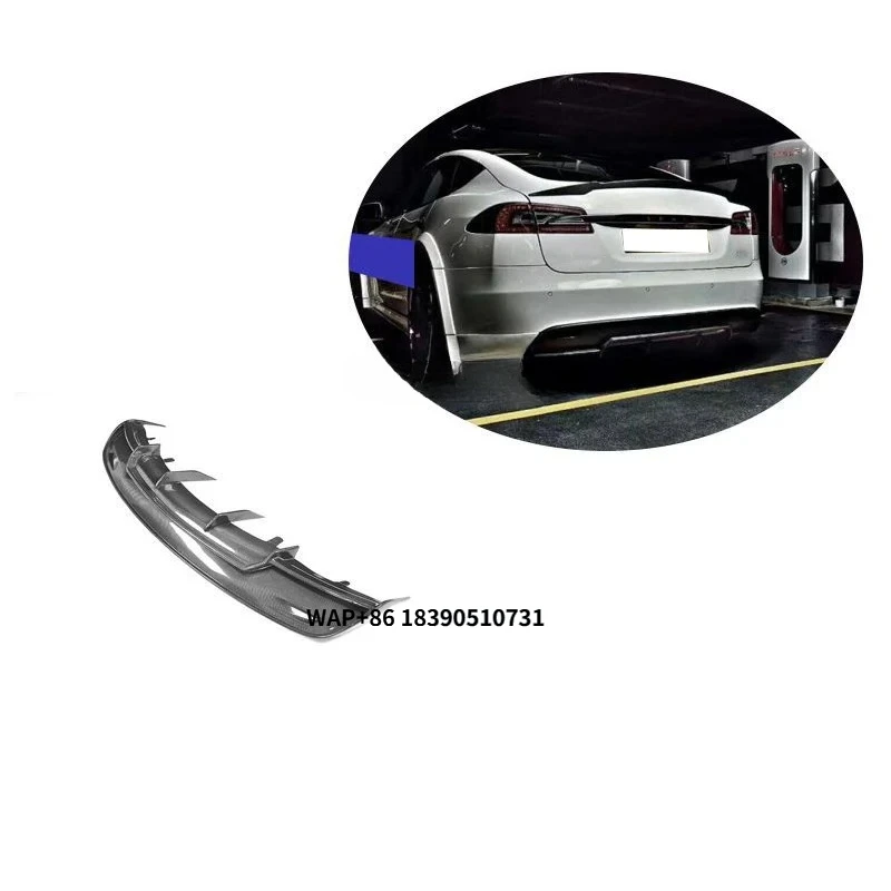 

Carbon Fiber Bumper Rear Lip Diffuser for Model S 2014-2016
