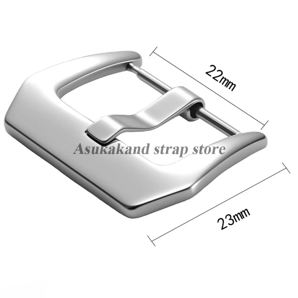 الفضة الأسود حزام الساعات مشبك الفولاذ المقاوم للصدأ زر 16 مللي متر 18 مللي متر 20 مللي متر 22 مللي متر 24 مللي متر 26 مللي متر ل بانيراي ماتي مصقول مشبك اكسسوارات #5