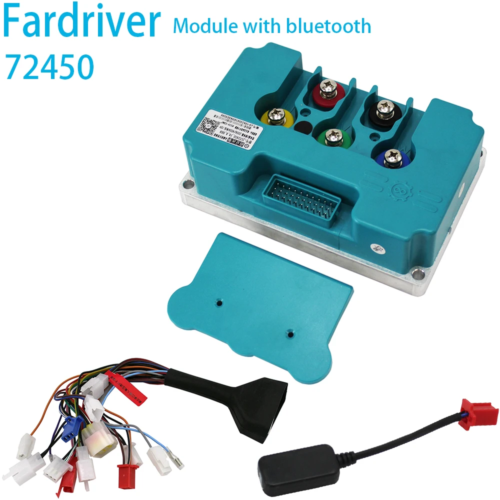 Nanjing-Fardriver DC Sine Wave Motor Controller, Programação Bluetooth Depuração, Scooter elétrico, motocicleta, carro, ND72450, 200A