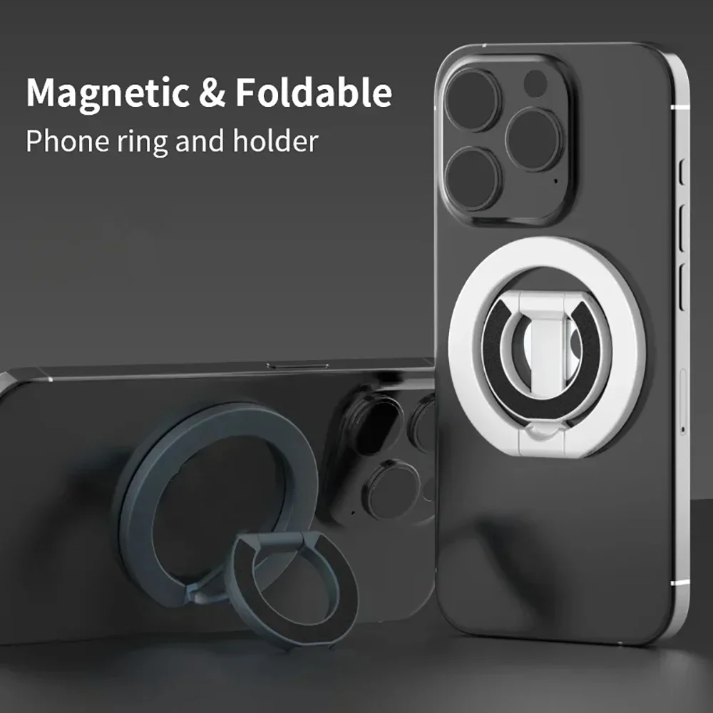 

Портативный магнитный держатель для мобильного телефона 360° ° Универсальный адсорбционный держатель для смартфона с вращением для iPhone Samsung Xiaomi Huawei