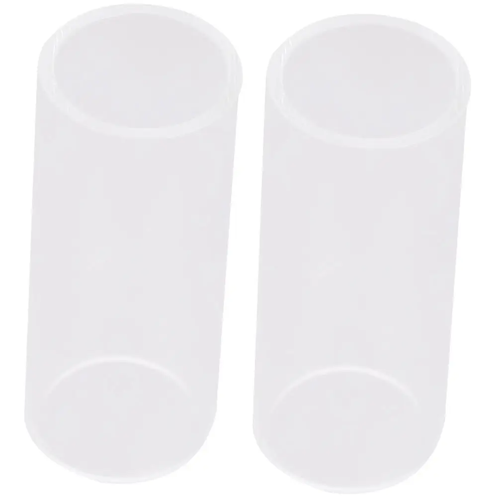 2Pcs Professional Grade Glass Guitar Slide 7Cm Smooth Gliding Surface Accentuates Middle Harmonics Excellent Intonation Glass