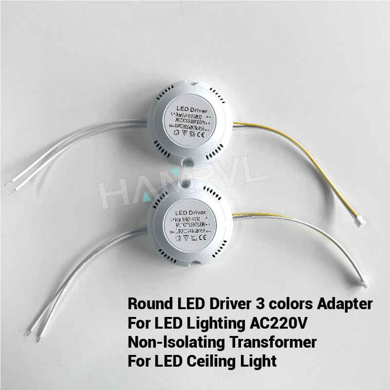 LED Driver 230mA Constant Current AC175-265V  Input 12-24W/20-40W Output Dual Color 3-Pin SMD PCB Ceiling Light Power Supply