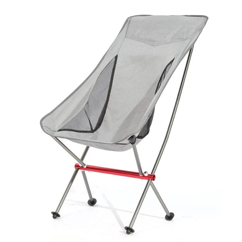 

Camping Moon Chair High Back Ultralight Folding Chair Chairs Outdoor Fishing Chair Portable 150Kg Load Travel Rocking