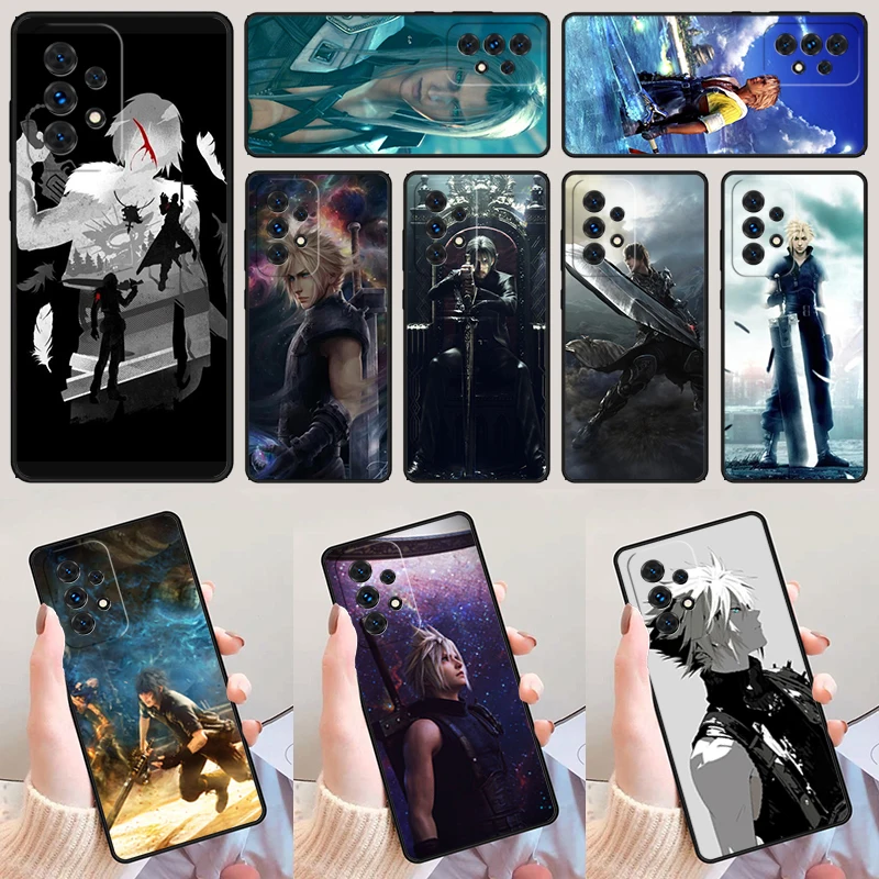 

Final Fantasy inspired anime For Samsung Galaxy A52 A72 A73 A20e A21S A50 A70 A11 A12 A42 A31 A40 A51 A71 A32 A80 A91 Phone Case