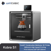 Anycubic Kobra S1 Multi-Color 3D Printer Core XY Stable Structure Max Speed 600mm/s High Precision Ultra-Quiet 3D Printer