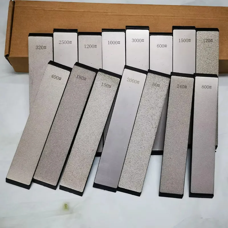 Wearproof Large Diamond Sharpening Bar Fixed Angle Knife Sharpening System Grindstone Home Kitchen Cutting Tool Care