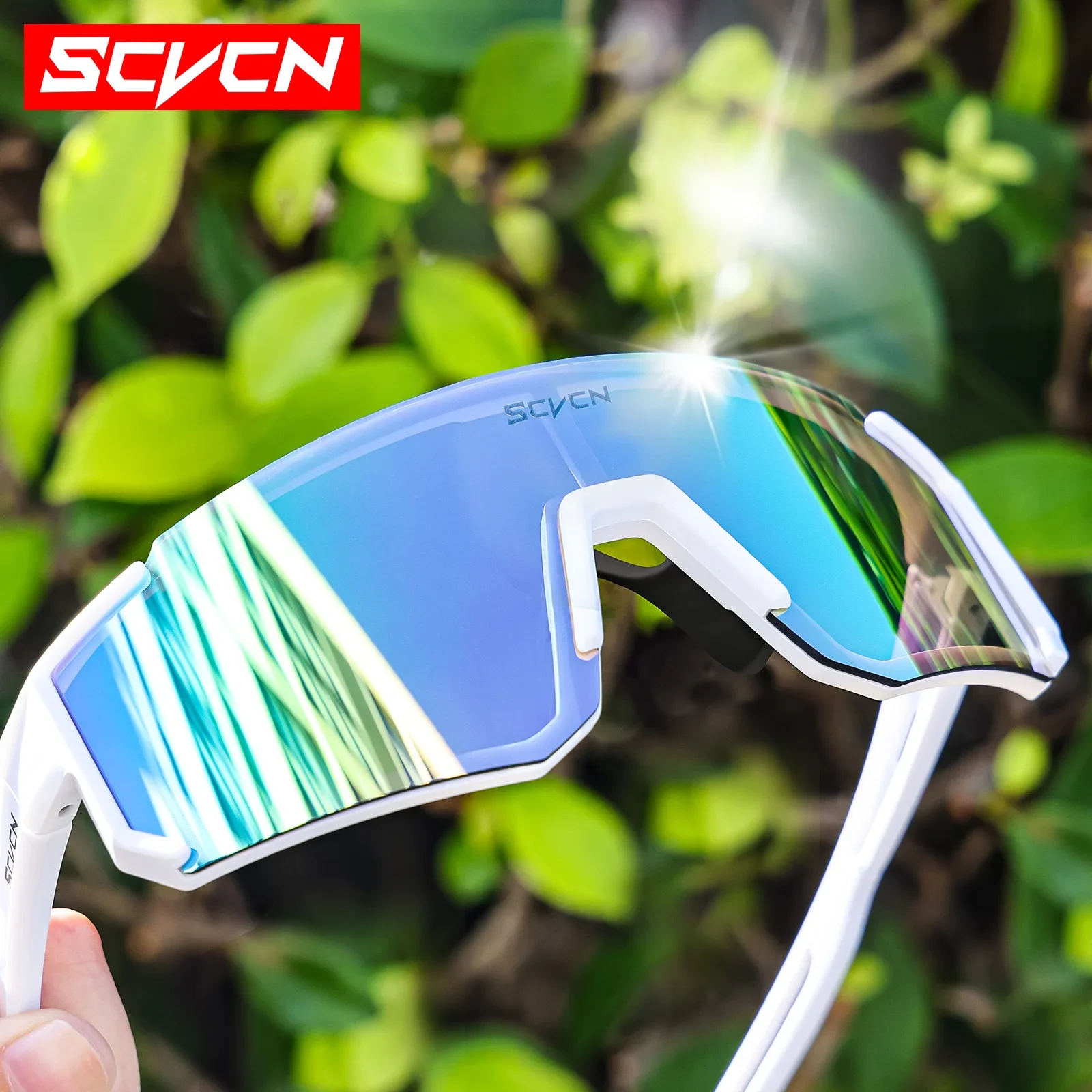 SCVCN New Cycling Sunglasses Road Outdoor Driving Bike Glasses Men Women Sports Mountain Climbing Bicycle Cycling UV400 Eyewear image 4
