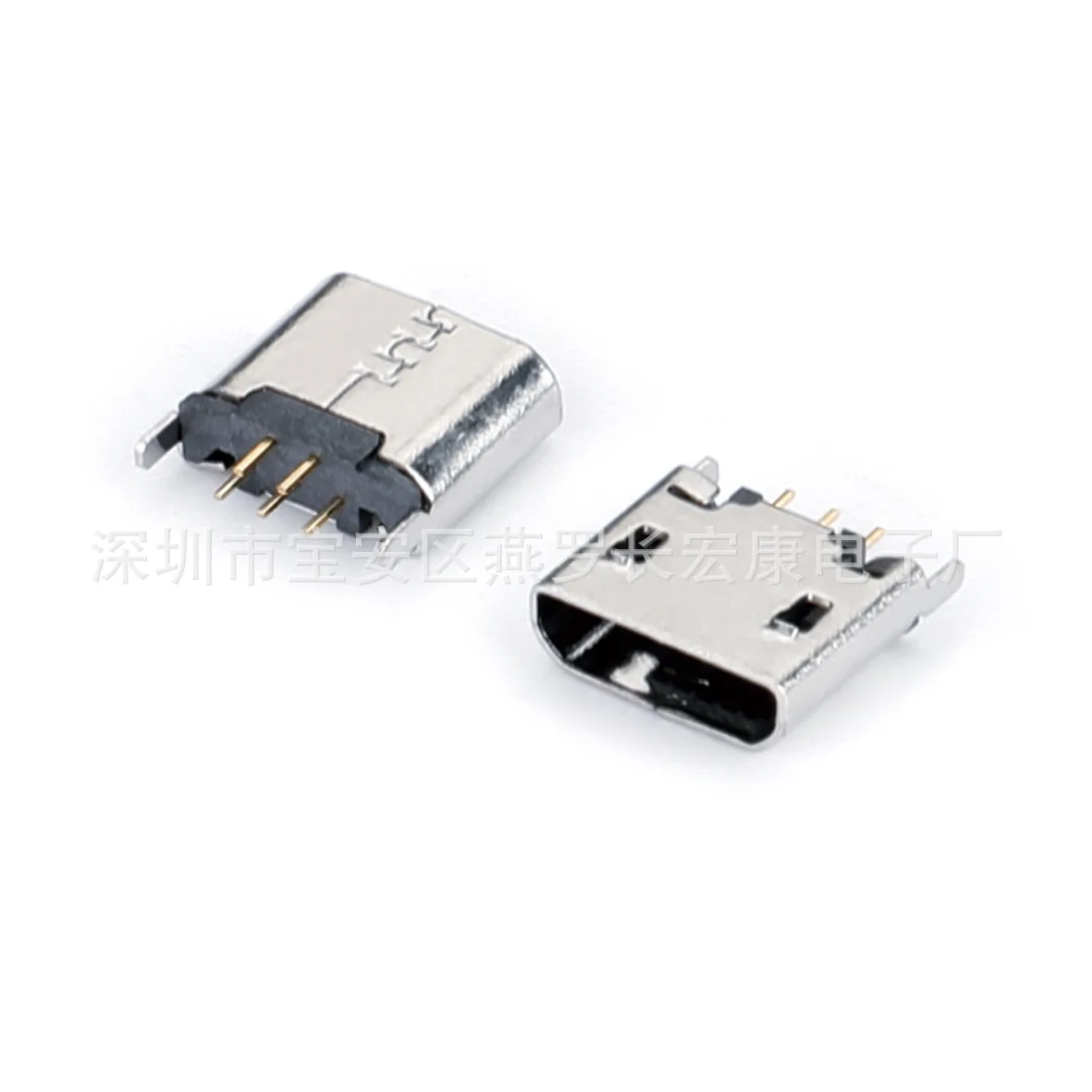 For MICRO 2P female seat, upright DIP plug-in, two-pin plug-in board, heightened H = 10.0/10 straight edge
