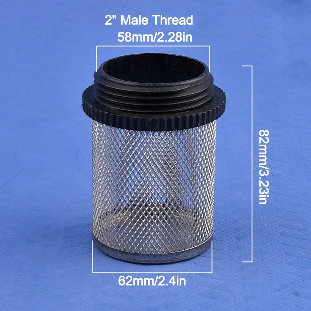

1Pc Water Clean Hose Filter Joint Percolator 304 Stainless Steel Mesh Screen Filter 1/2''~2'' Water Pump Fitting
