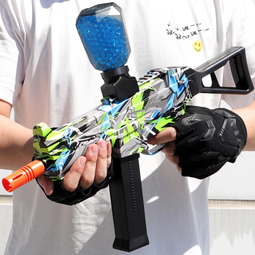 MP45 Elektrisches Gel-Ball-Blaster-Spielzeug, Spritzer-Ball-Blaster für 14 Personen, Spielzeug für Outdoor-Spiele (Gel-Ball nicht im Lieferumfang enthalten)