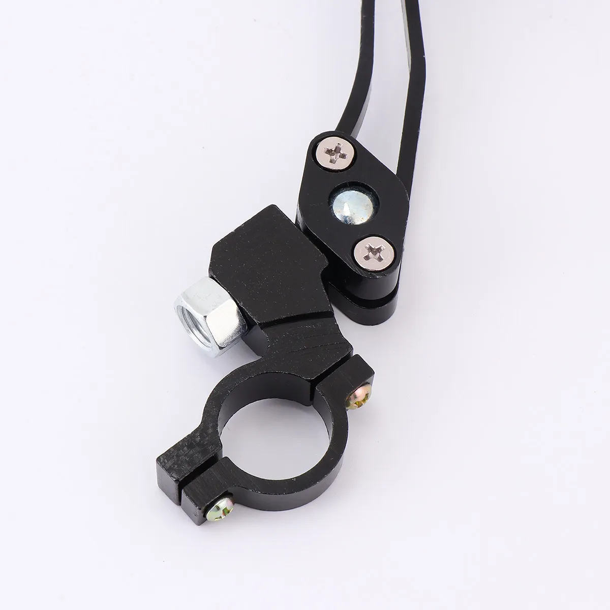 1Pcs Bicycle Rearview Mirror Aluminum Alloy Handlebar Mount 22.2mm Diameter Rotational Anti-Corrosion Clear View Mountain Bike