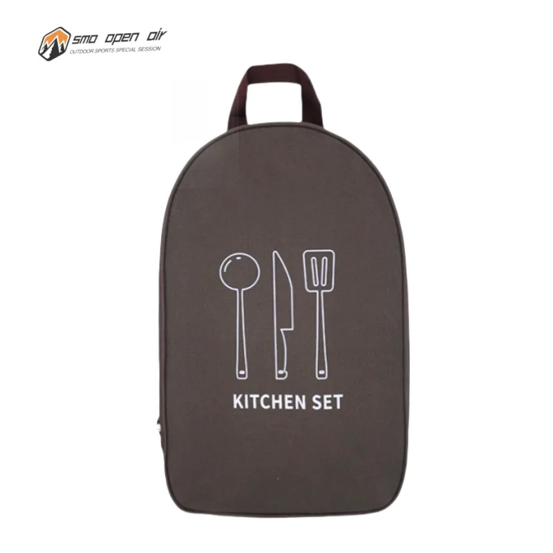 

Outdoor Cookware Storage Bag Camping Kitchenware Tote Bag Barbecue Knife Bag Portable Travel Camping Utensil Bag New