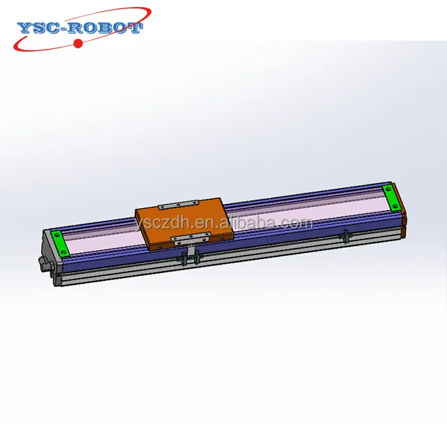 50mm幅単軸ロボットアーム 50mm-600mmストローク ボールねじ駆動リニアガイドモジュール