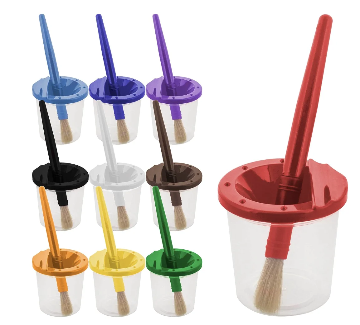 

Eco-Friendly Multipurpose Reusable Water Cup Plus Brushes For Mixing Paints And Liquid Products