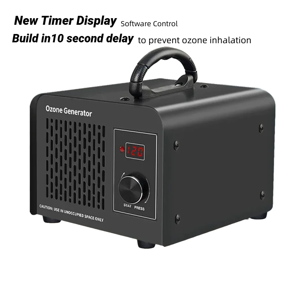 AC220-240V Ozongenerator 60000 mg/u Ozonmachines voor thuis en commercieel gebruik Autokeller Kantoren Rook- en huisdierkamer EU-stekker