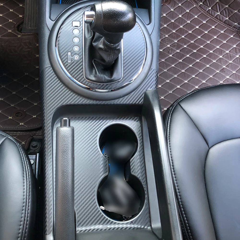 Car-Styling Carbon Fiber Car Interior Center Console Color Change Molding Sticker Decals for Kia Sportage R 2010-2016