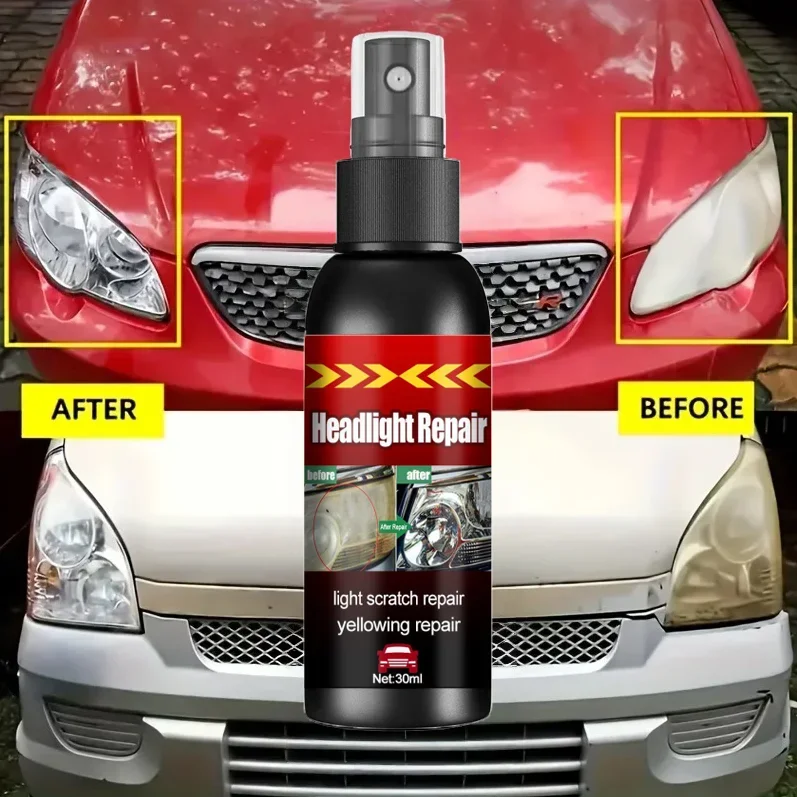 Auto Headlight Lens Restoration Set Remove Yellowing And Enhance Light Transmittance Effectively