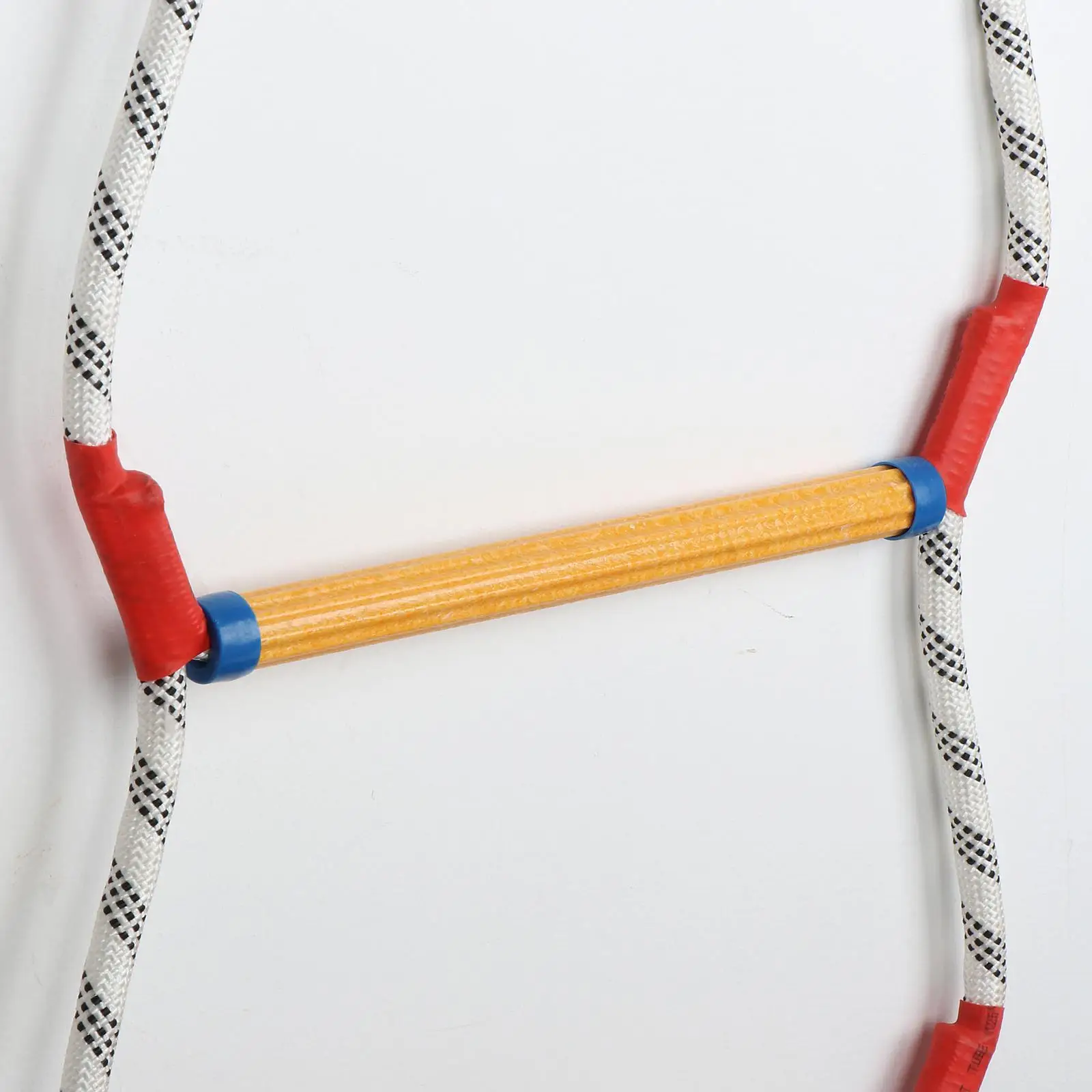 Polyester Rope Ladder Rigid Slip Resistant Steps for Swim Ladder Pontoon Boat Kayak Canoeing