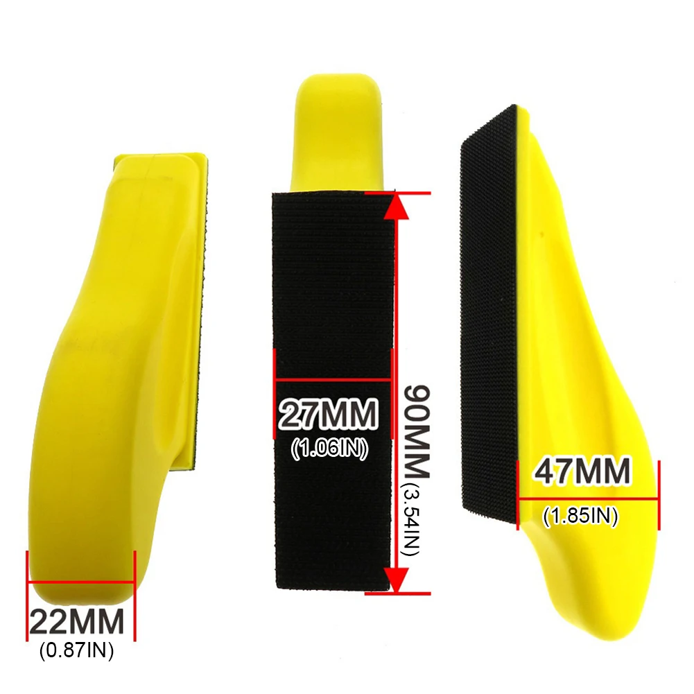 핸드 밀스톤 디테일링 핸들 샌딩 도구 연삭 스폰지 연마 도구 목재 가구 금속 유리 용 수동 연삭 도구