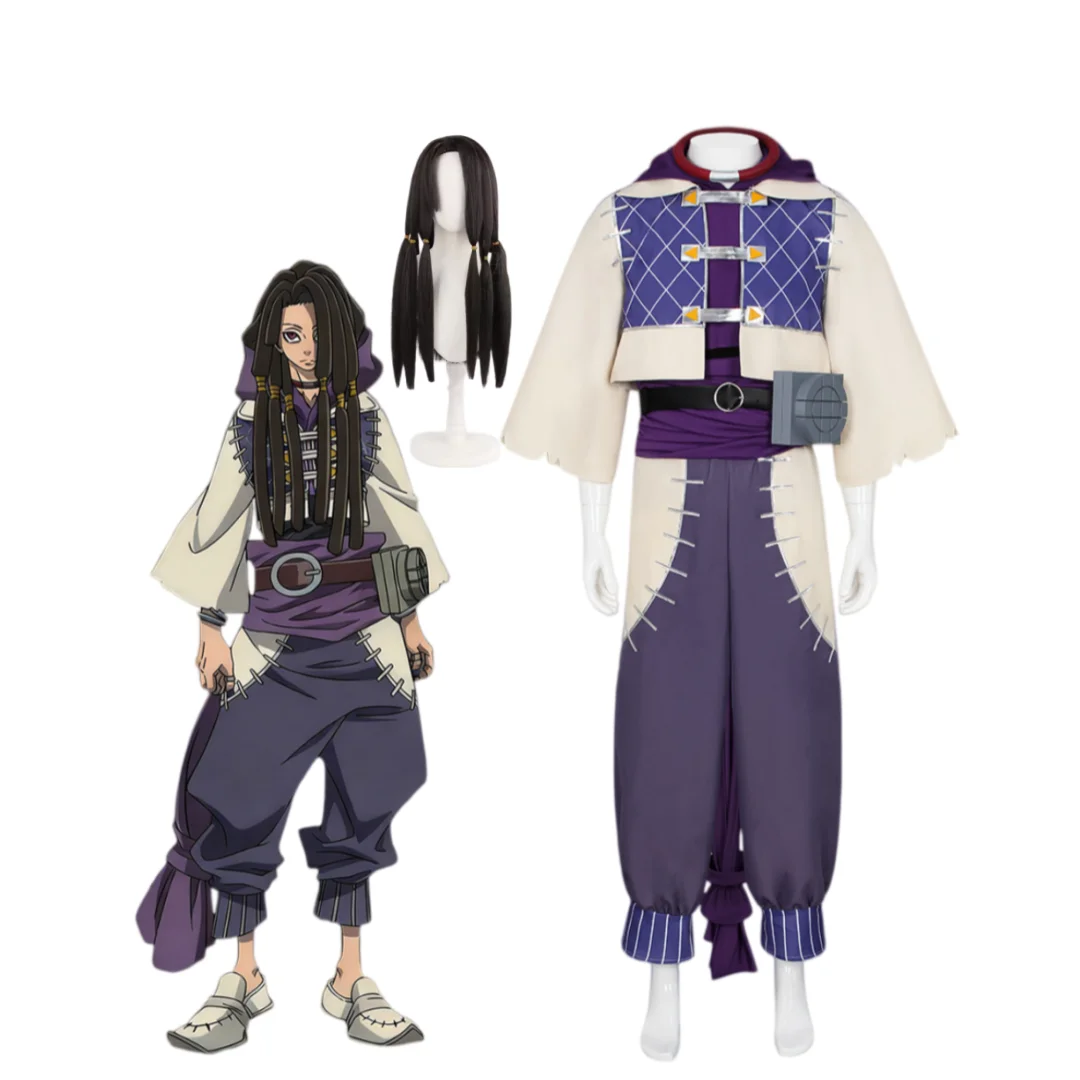 

GACHIAKUTA Jabber Cosplay Costume Jabber Suits Jabber Wig