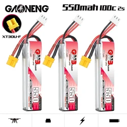 Batteria Lipo GNB 2S 7.6V 550mAh HV per Happymodel FPV Racing Cine Whoop BetaFPV RC Drone 7.6V Batteria 100C con spina XT30U-F