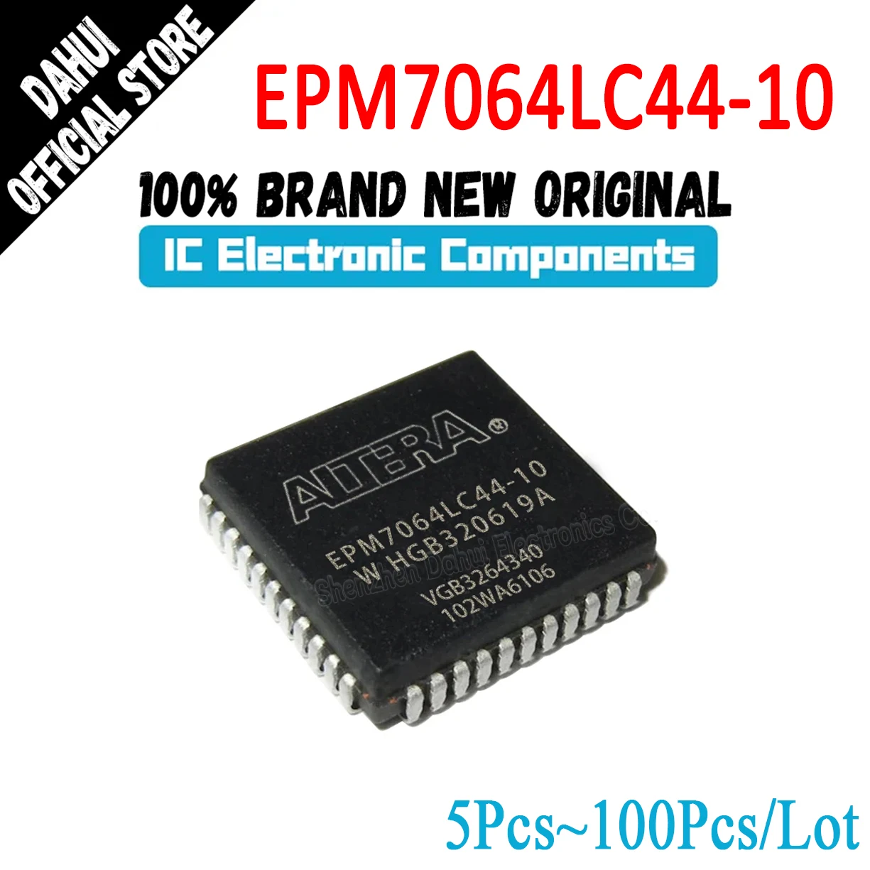 

EPM7064LC44-10 EPM7064LC44 EPM7064LC EPM7064 EPM IC Chip CPLD PLCC-44 In Stock 100% Brand New Originl